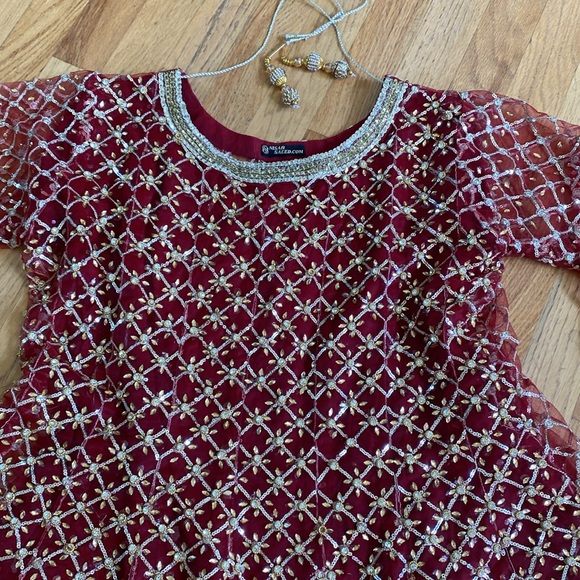 Indian Pakistani Suit Dress Kameez Shalwar - Picture 6 of 7